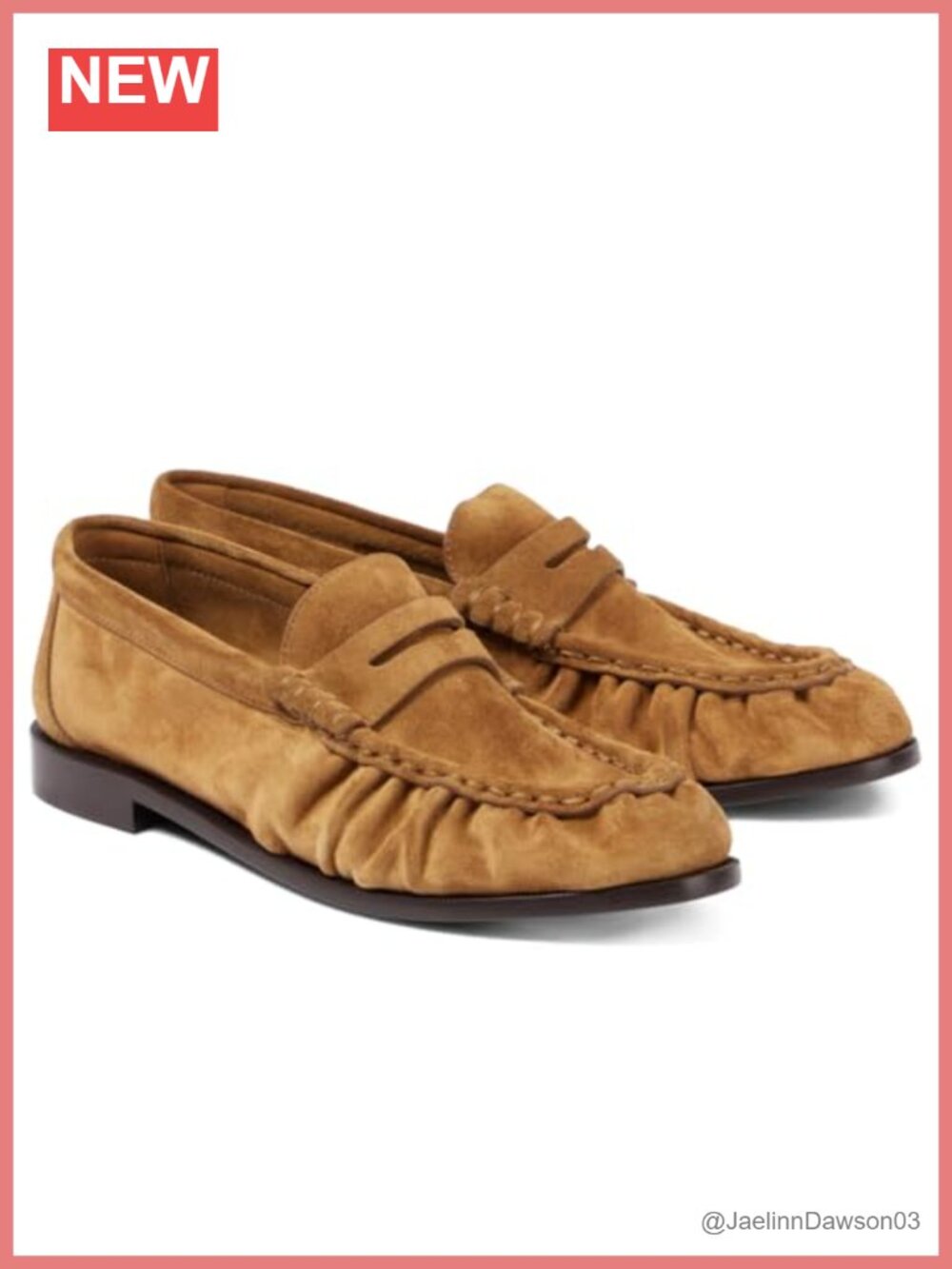 Women's Penny Loafers Slip-On Flats Comfortable Round Toe Suede Microfiber